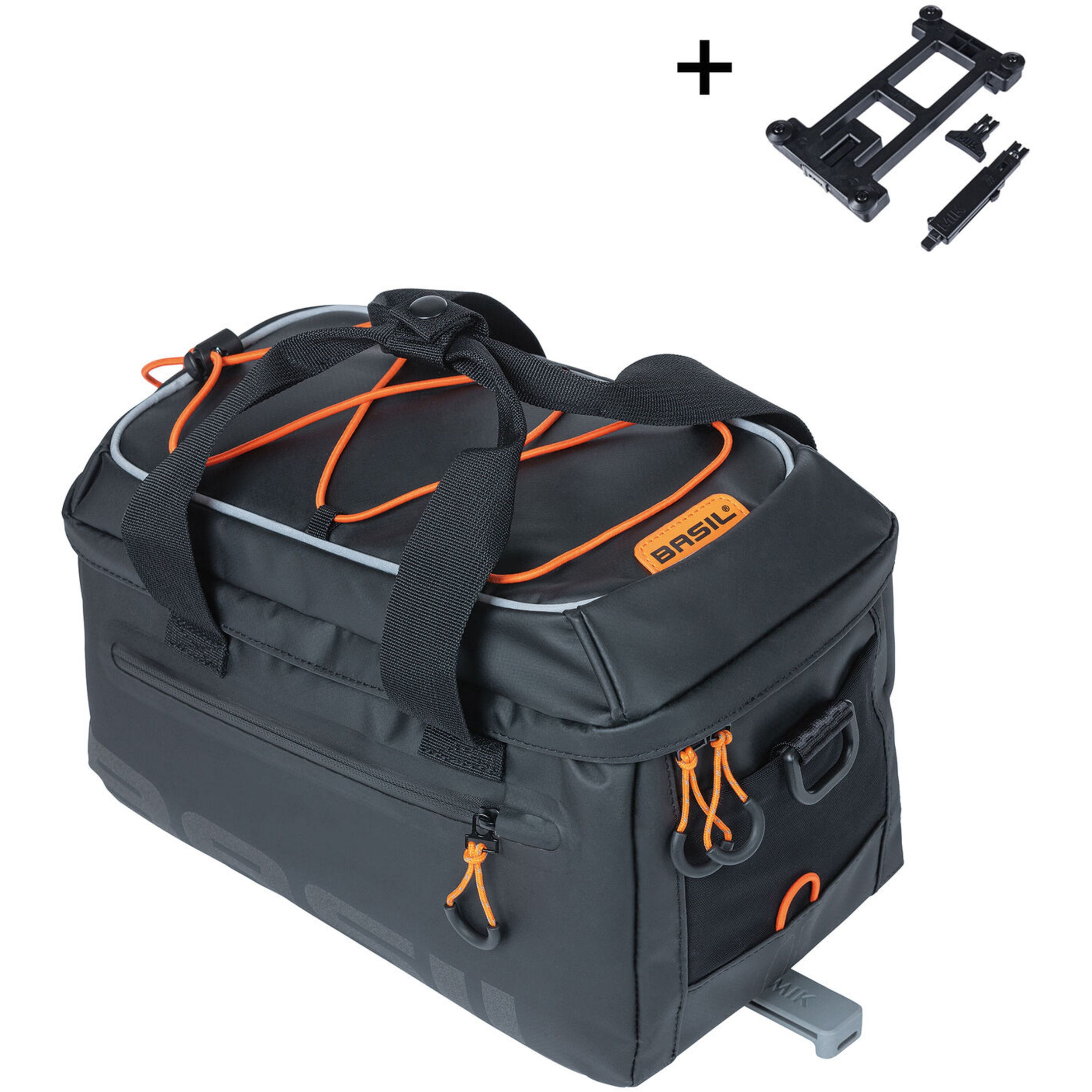 Miles Tarpaulin - Trunkbag MIK - 7 litre - black/o