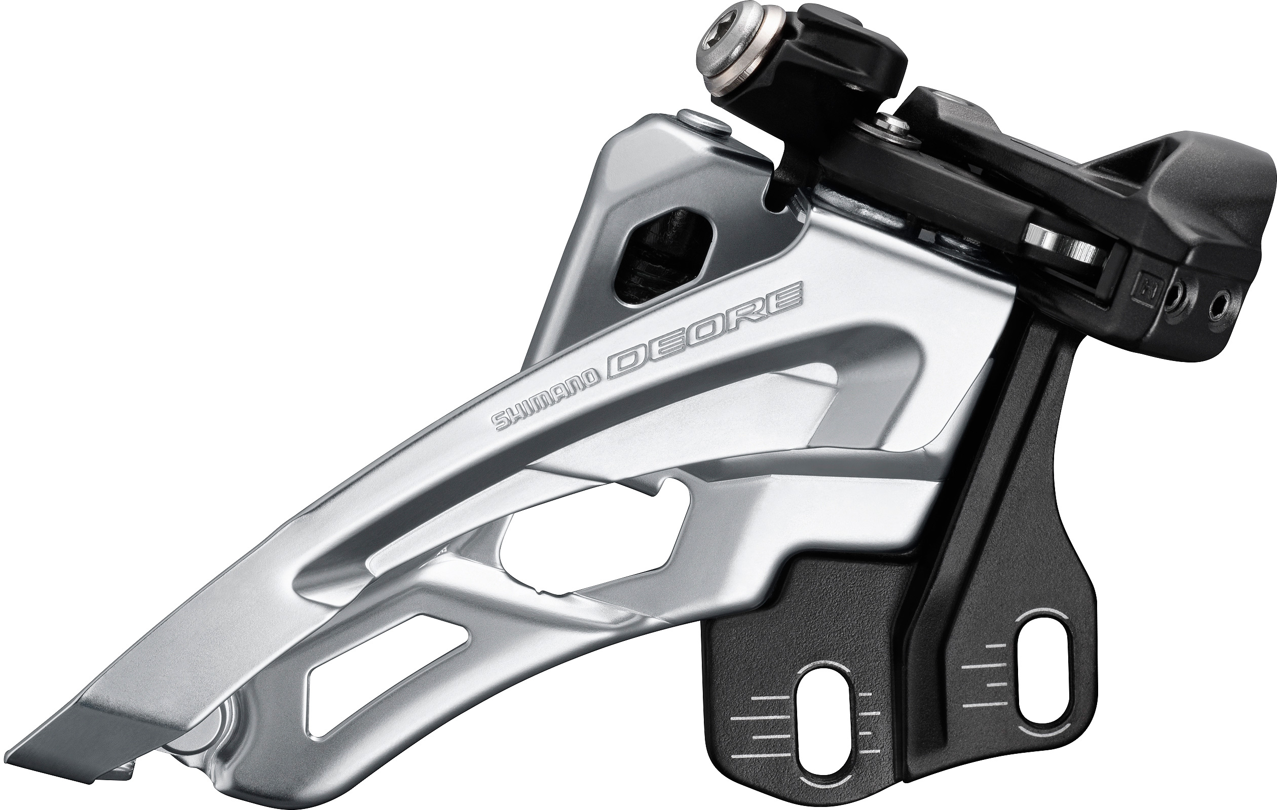 Deore M6000-E triple front derailleur, E-type moun