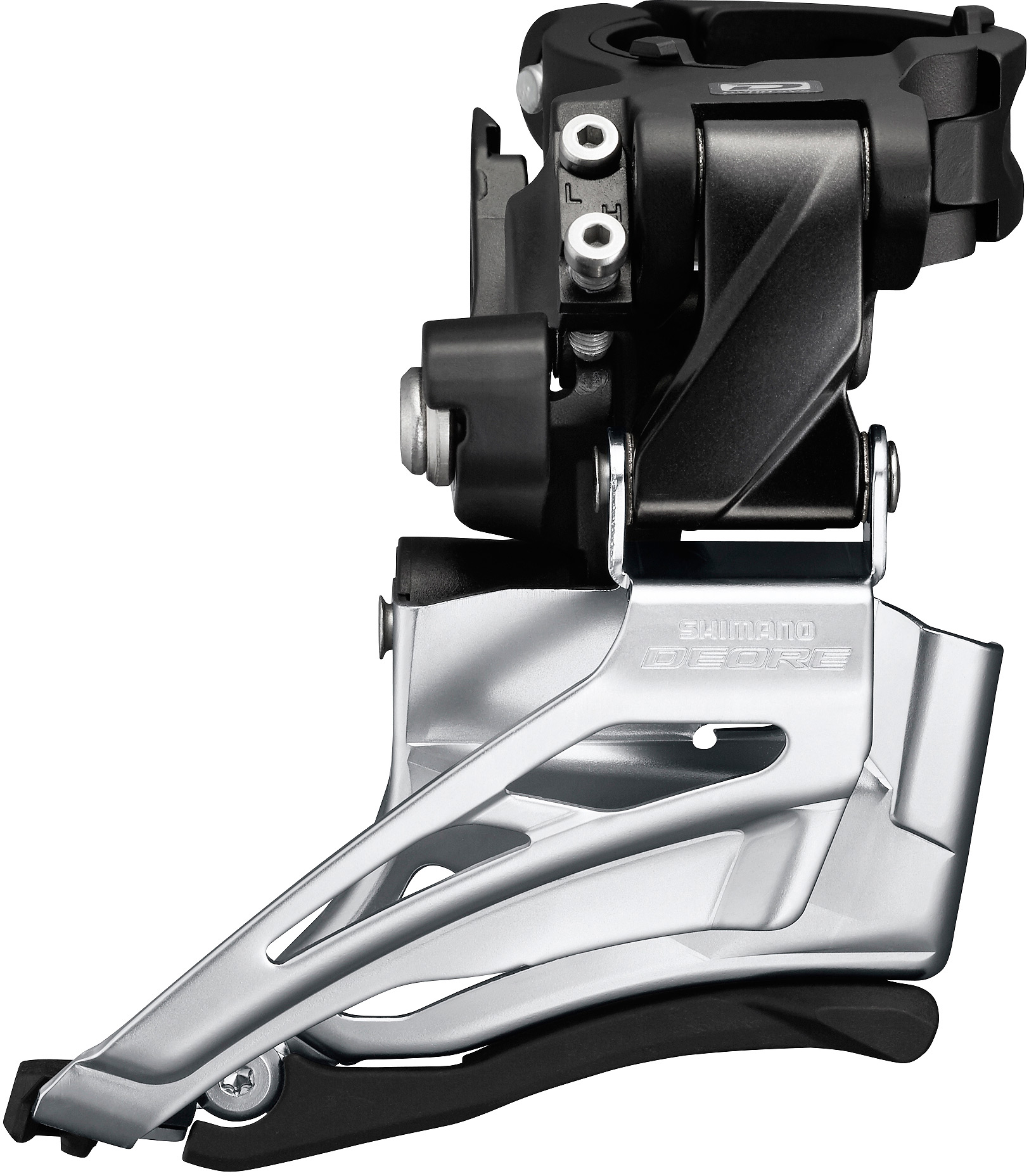 Deore M6025-H double front derailleur, high clamp,