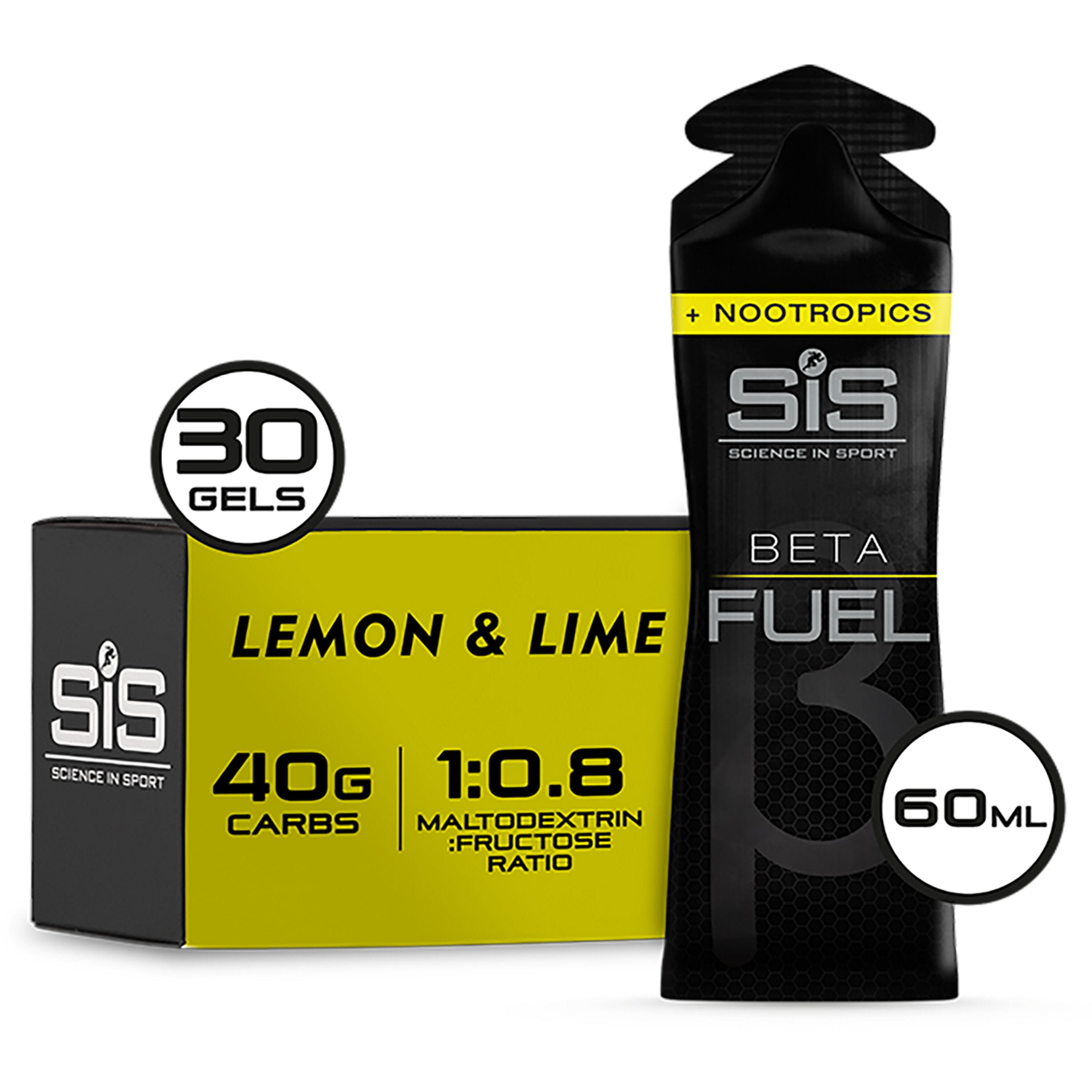 Beta Fuel Energy Gel +Nootropics Box Of 30