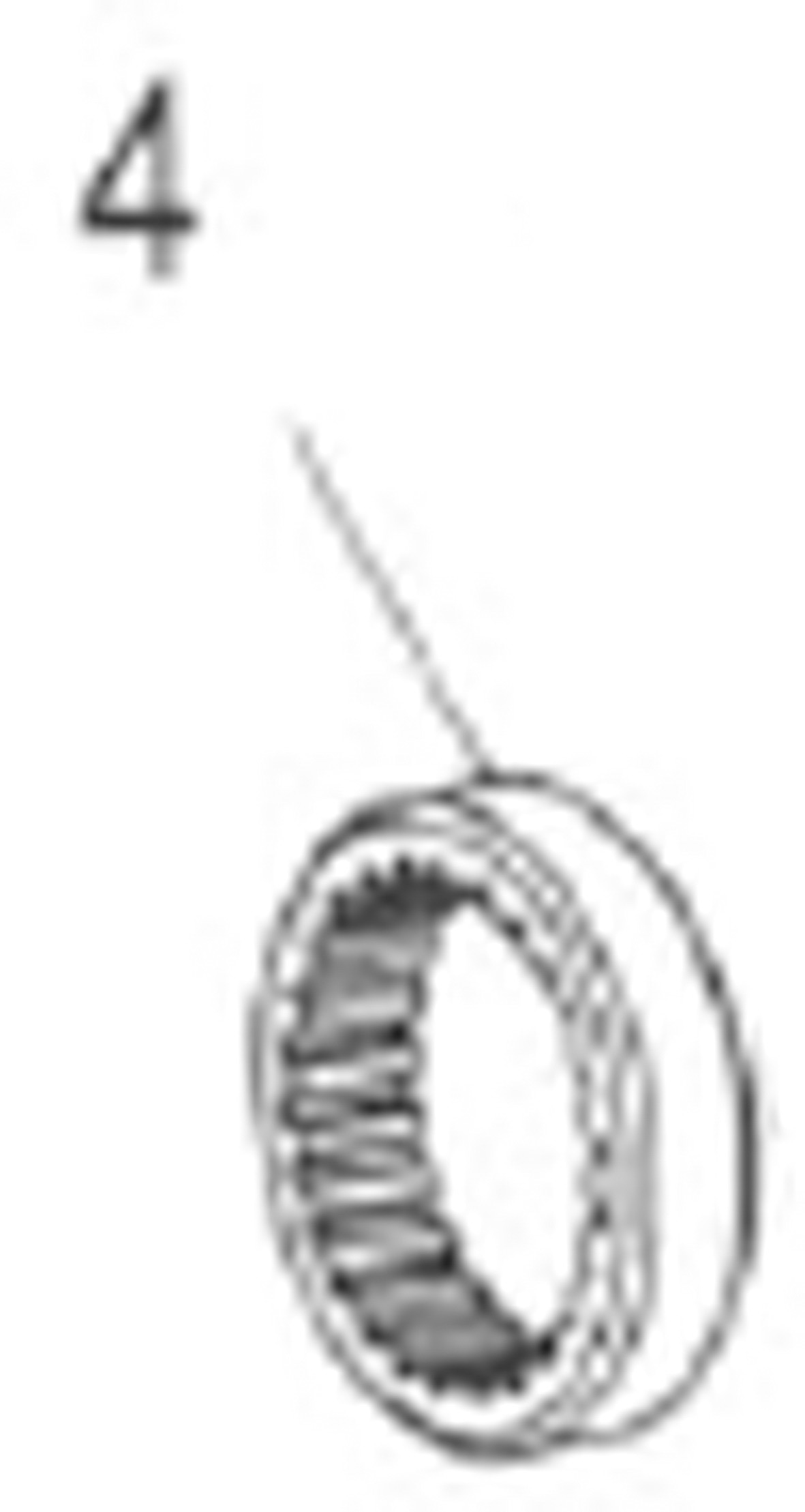 External screw thread ring nut M34 x 1 mm, V1 for 