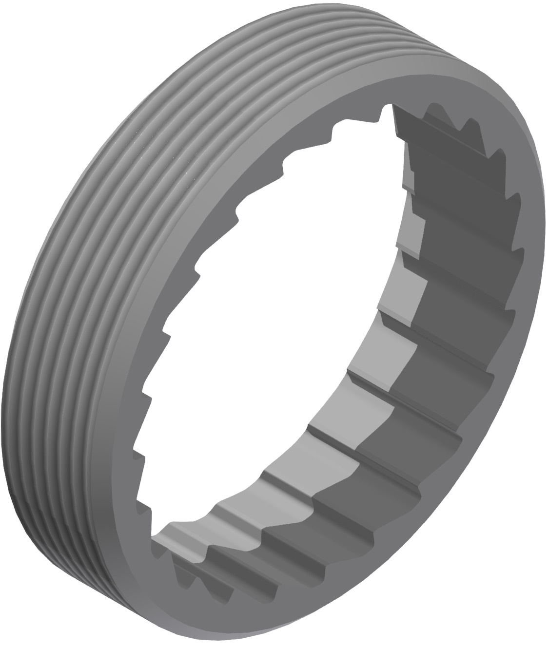 External screw thread ring nut M35 x 1 mm, for Hyb