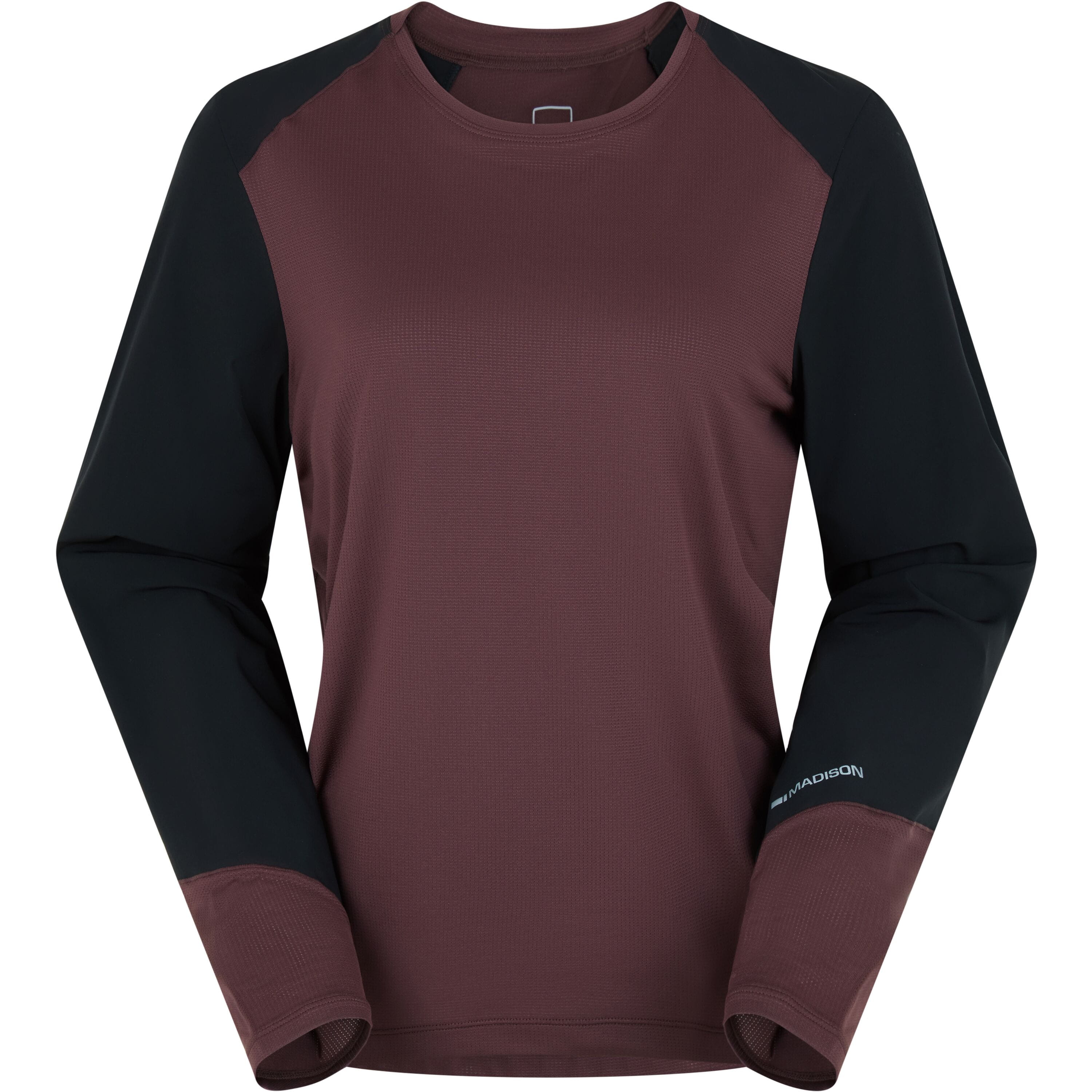 Flux Women's Long Sleeve Trail Jersey, fig red / b