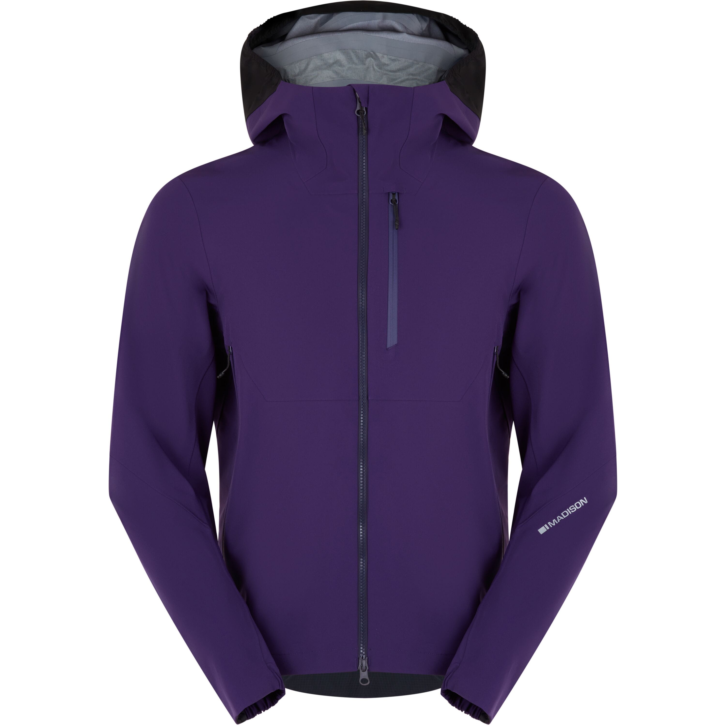DTE 3-Layer Men's Waterproof Jacket, plasma purple