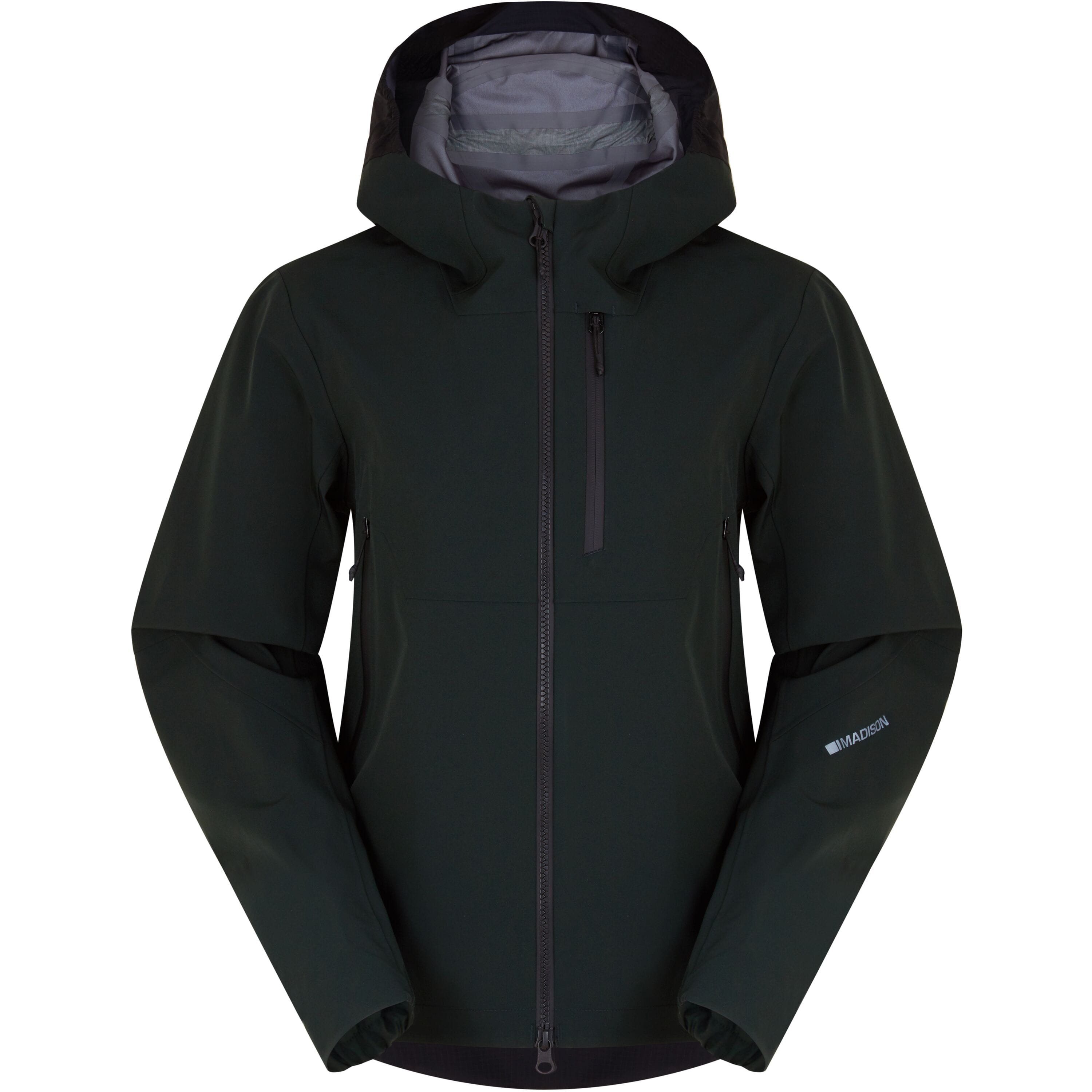 DTE 3-Layer Women's Waterproof Jacket, deep forest