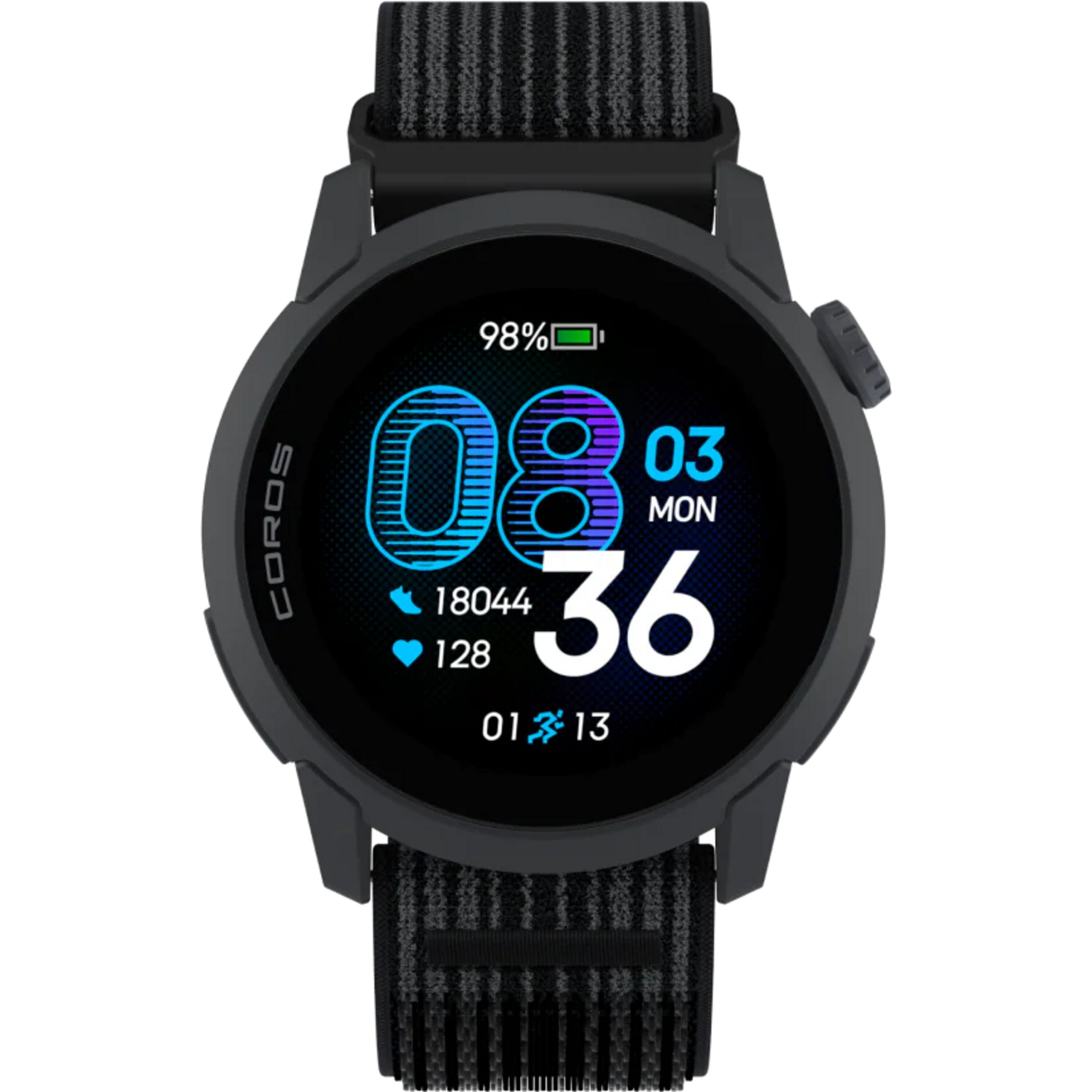 PACE 4 GPS Sport Watch Black Nylon