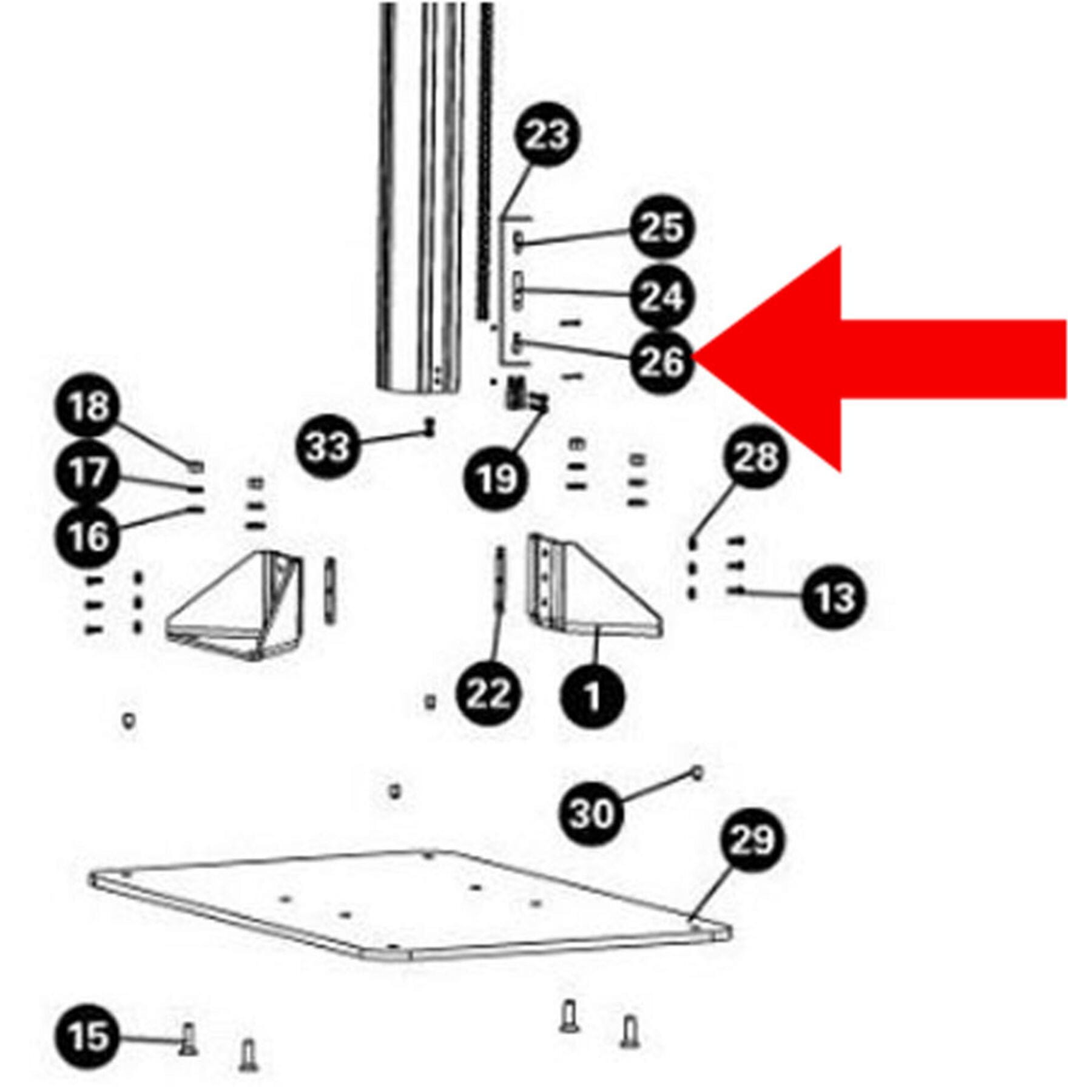 2156 - Chain Tensioner, LH Thread - PRS-33/PRS-33.