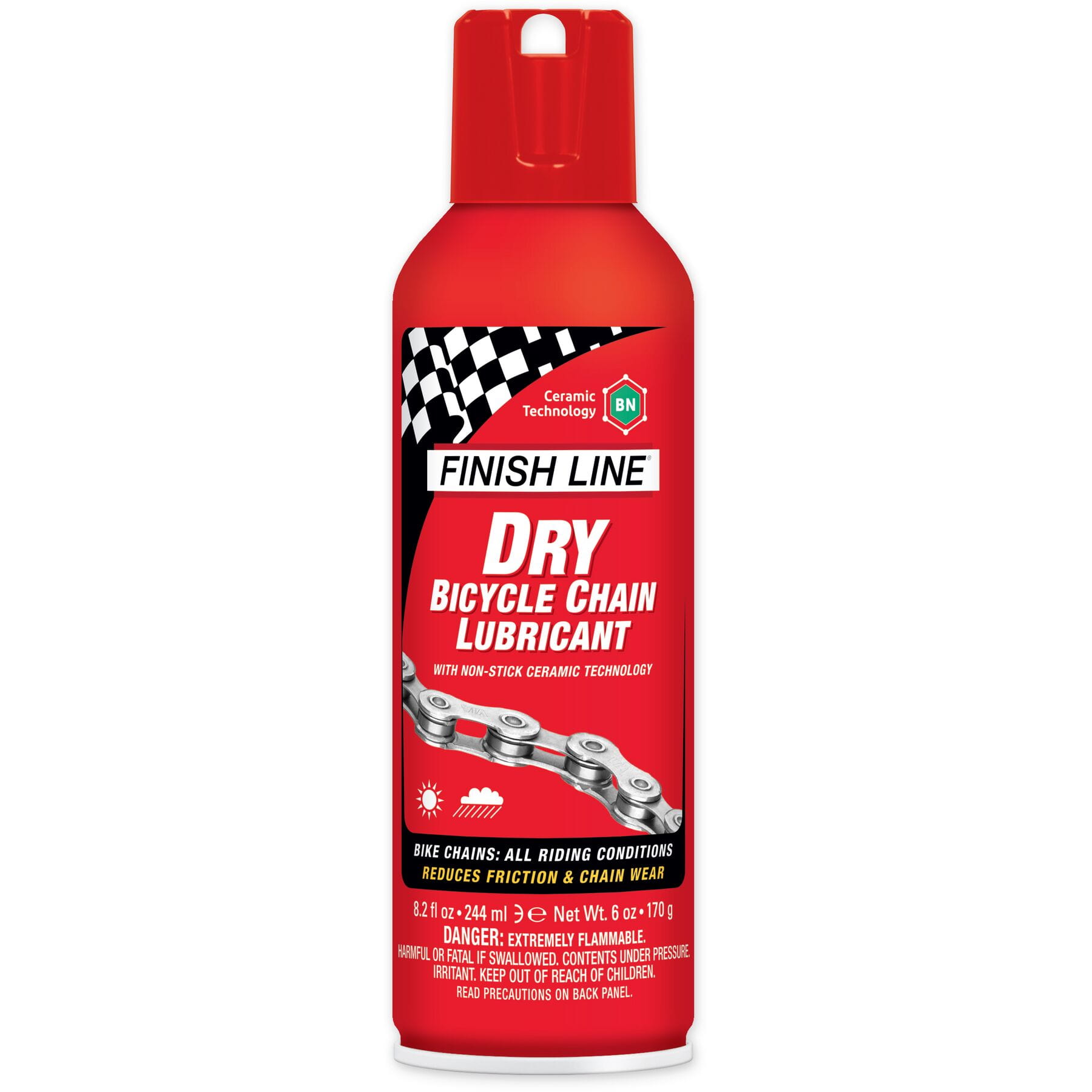 Dry Chain Lube (Ceramic Tech) Aerosol - 8oz / 240