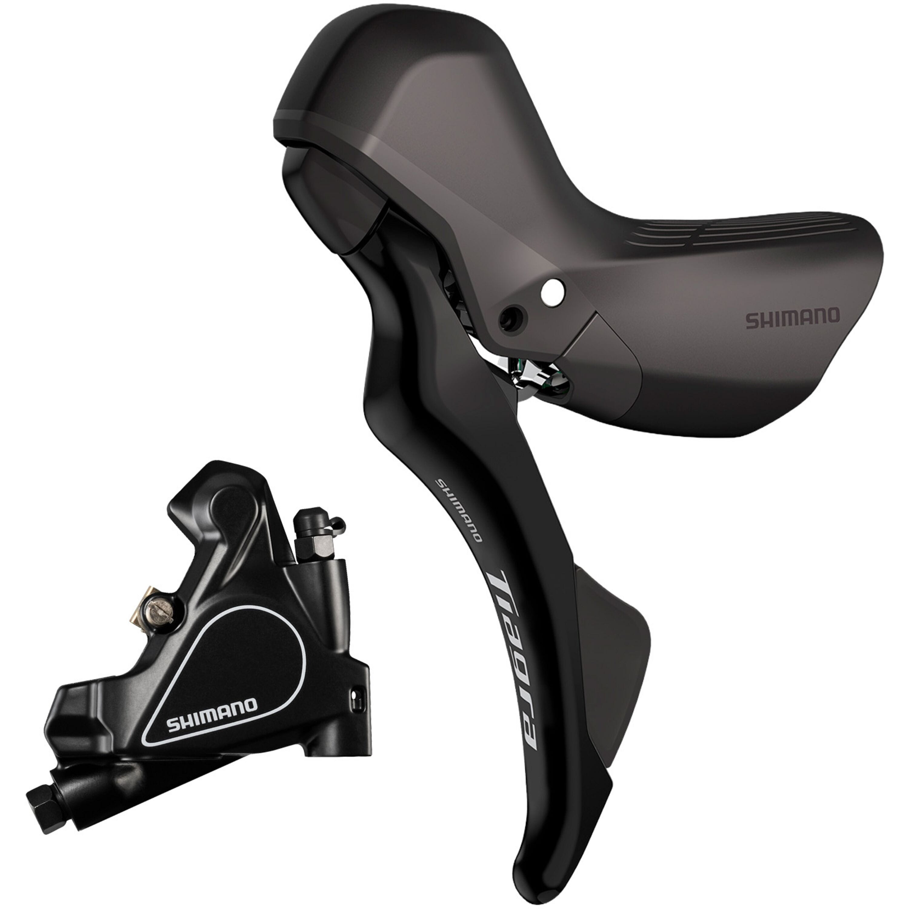 ST-R4020 Tiagra 2-speed STI bled with BR-RS405 fla
