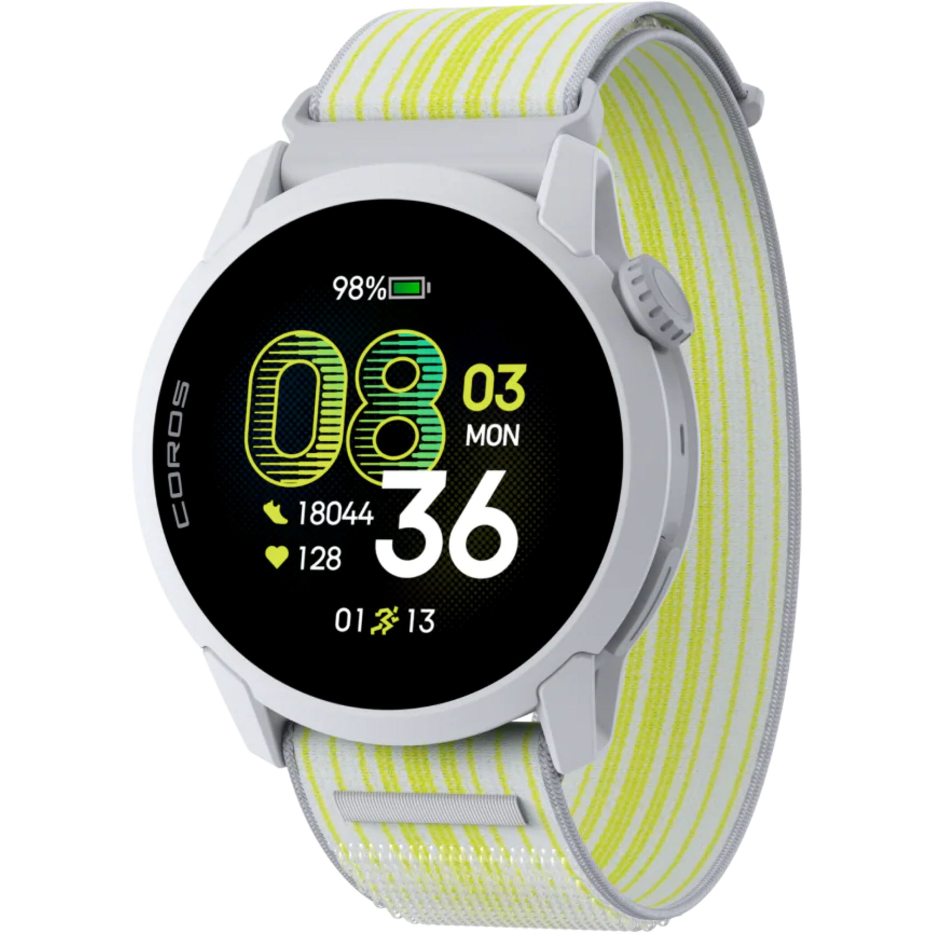 PACE 4 GPS Sport Watch White Nylon