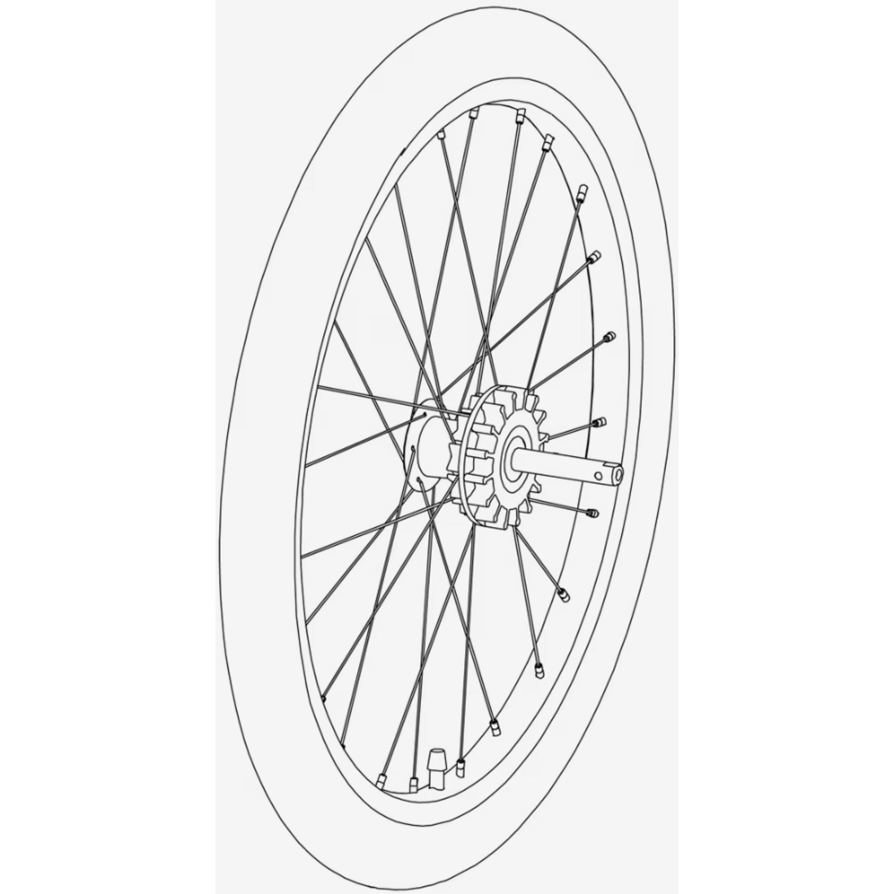 Wheel assembly - Thule Coaster XT