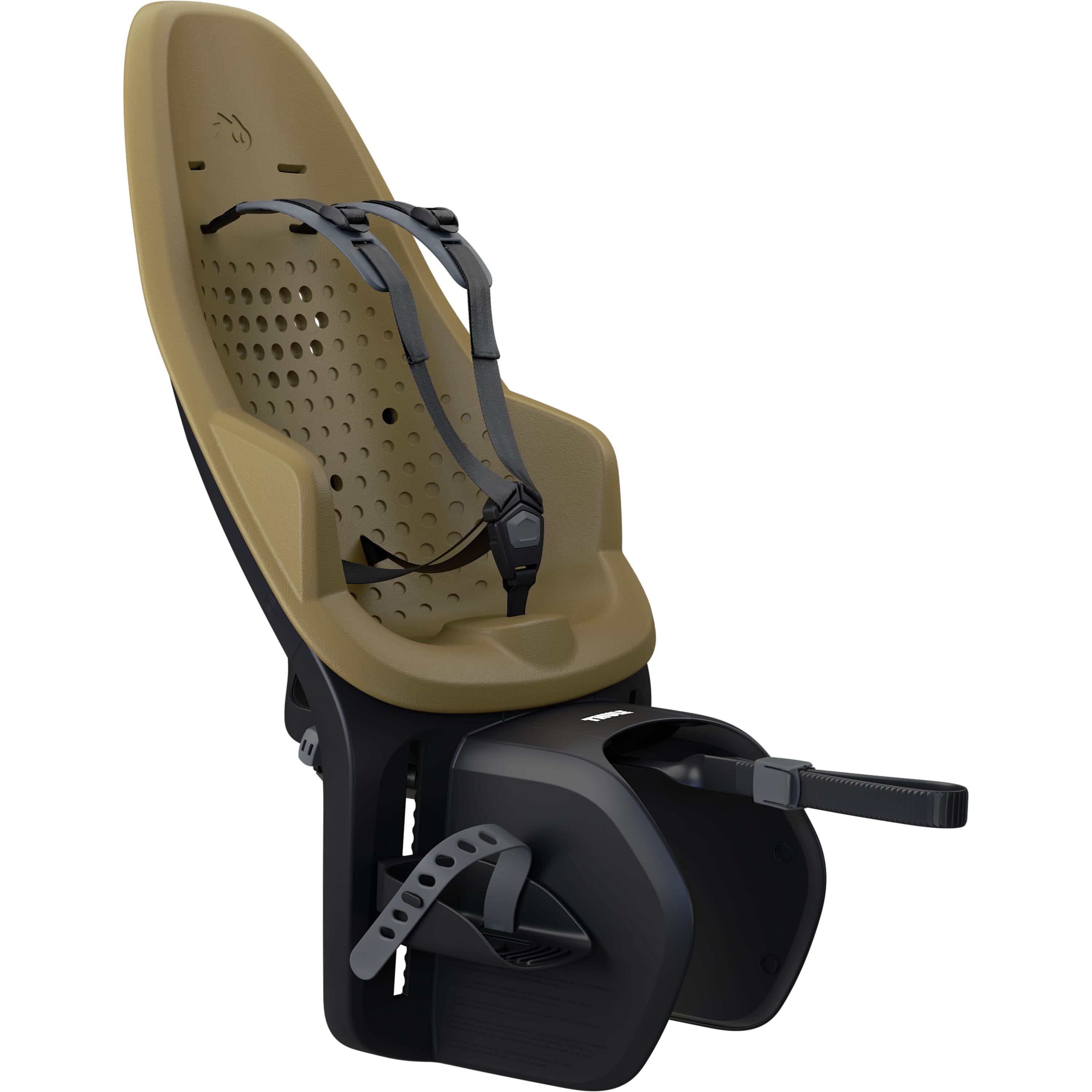 Yepp 2 Maxi rear seat, rack mount, Nutria Green
