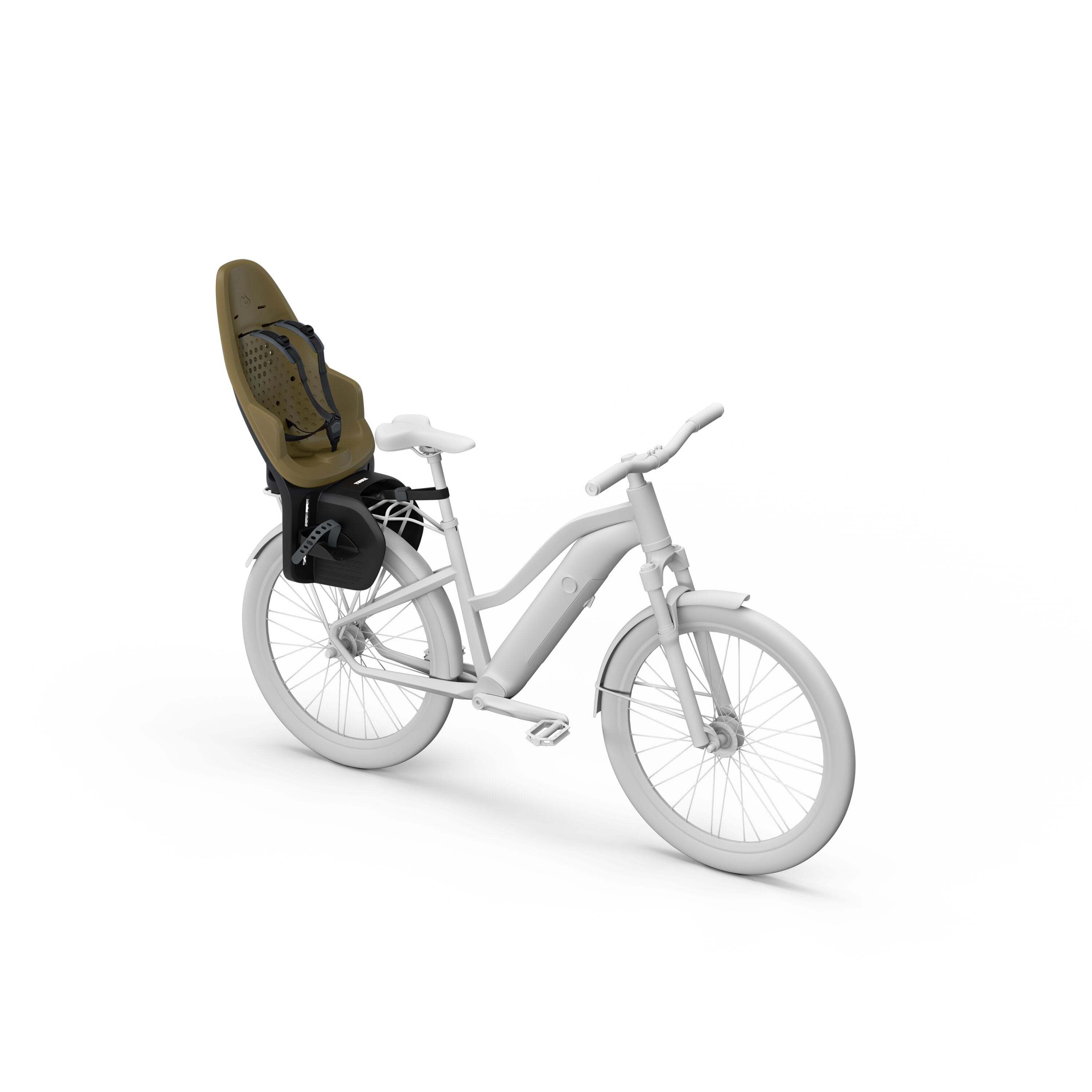 Yepp 2 Maxi Rack Mounted Childseat MIK HD Nutria G