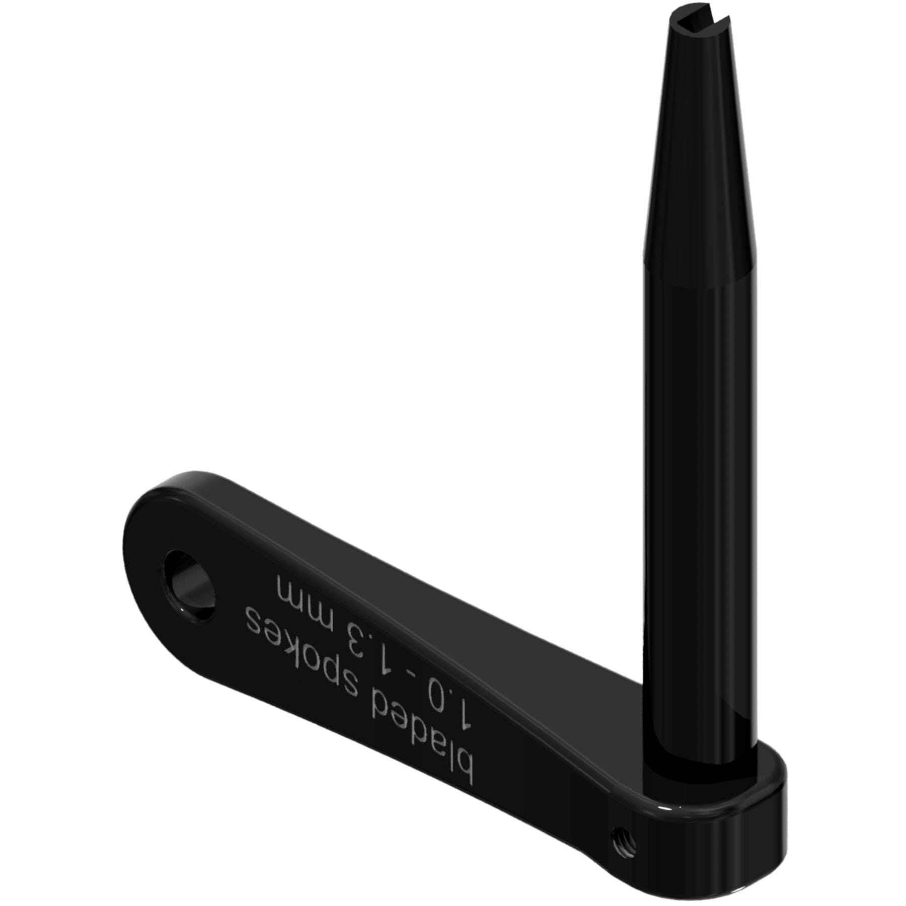 Aero bladed spoke holder 1 - 1.3 mm Black