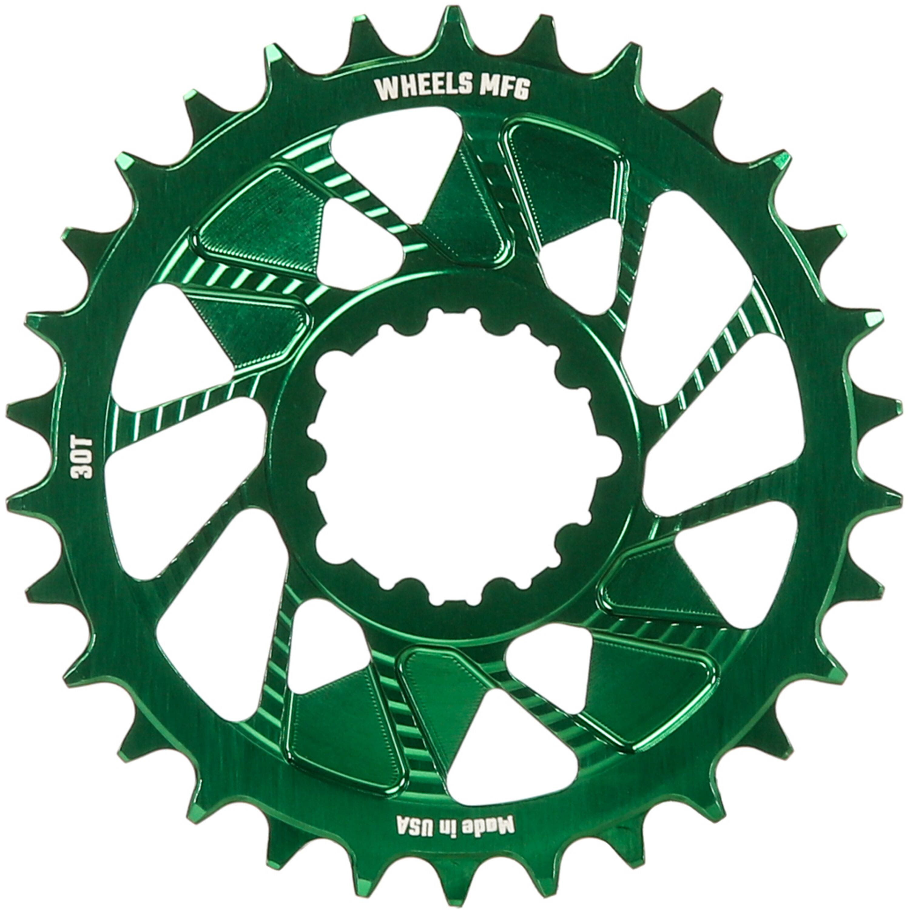 Green, Chainring 28T, Shimano Direct Mount, 1.5mm 