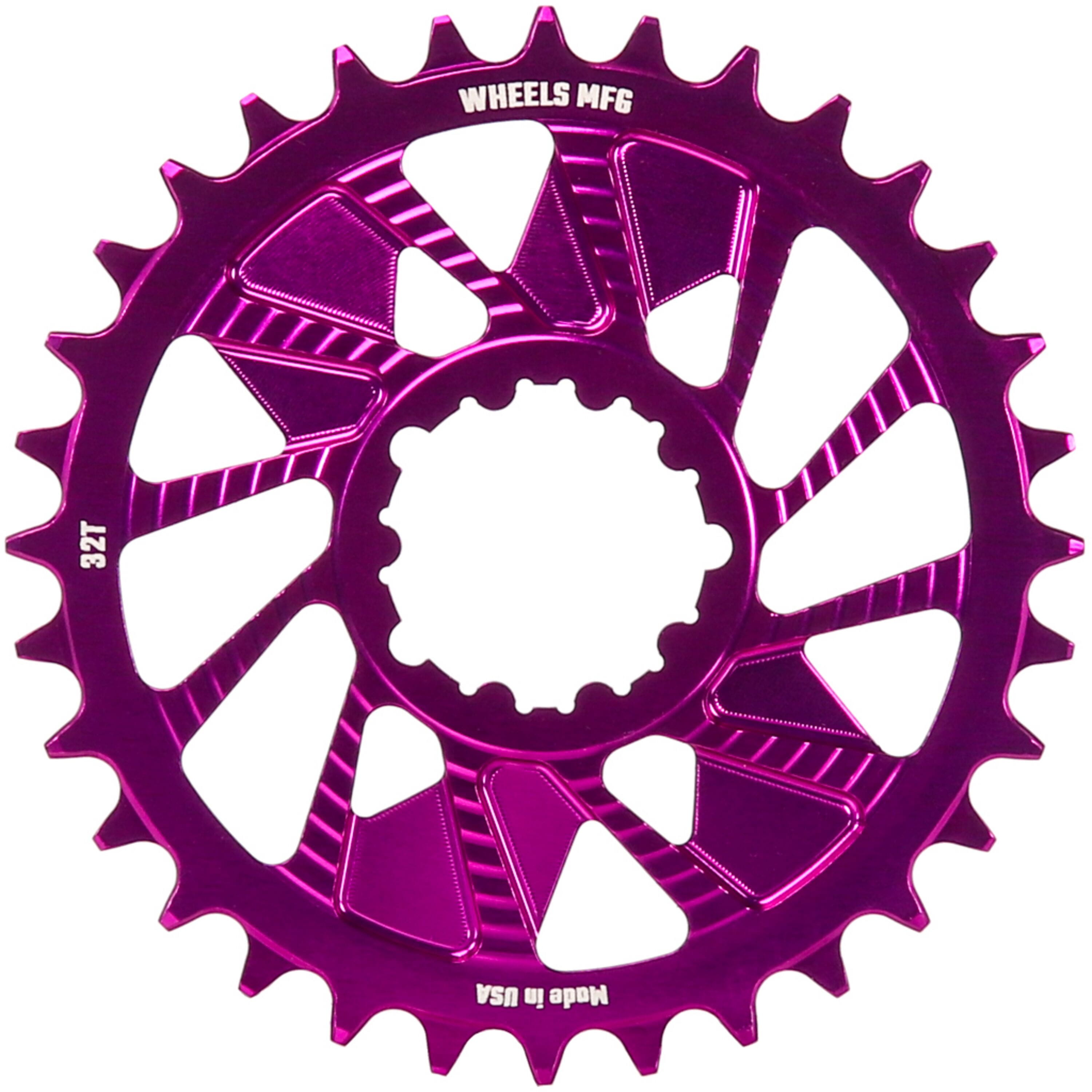 Purple, Chainring 32T, Shimano Direct Mount, 1.5mm