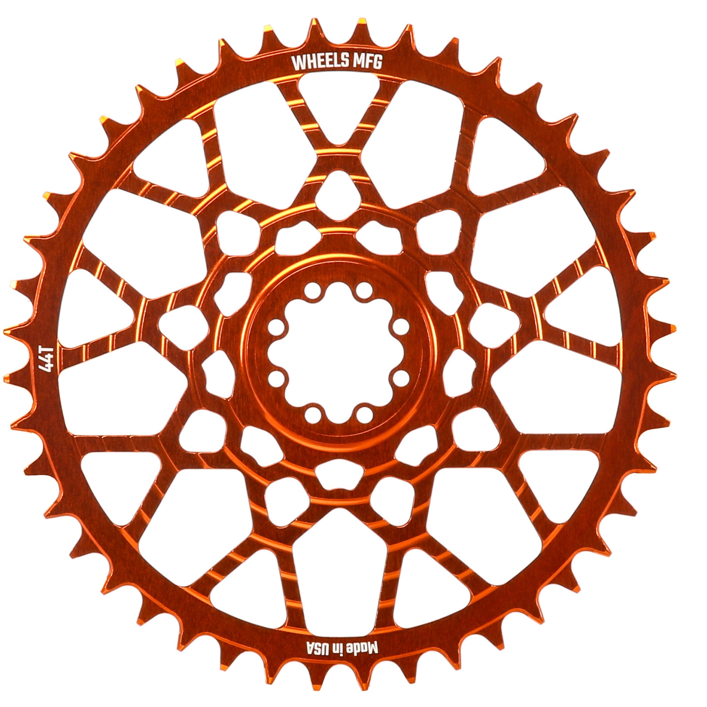 Orange, Chainring 44T, SRAM 8-Bolt, 6.5mm Inboard,