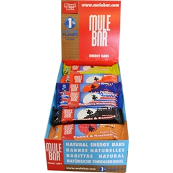 MuleBar Energy Bars - Mixed Flavour Box of 30 bars