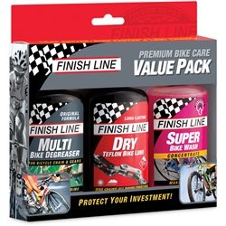Finishline Bike Care Dry Weather Value Pack